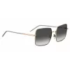 LOVE MOSCHINO Damen-Sonnenbrille MOL022S0009O Schwarz Grau 56mm