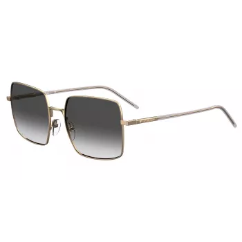 LOVE MOSCHINO Damen-Sonnenbrille MOL022S0009O Schwarz Grau 56mm