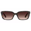 LOVE MOSCHINO Damen-Sonnenbrille MOL042S086F3H - Havanna-Acetatrahmen, braune Gradient-Polycarbonatgläser, 53/17/145 mm