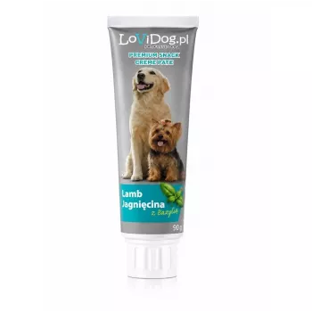 LoviDog Lamm & Basilikum Geschmackspaste für Hunde 90g