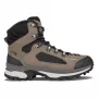 LOWA Corvara GTX Mid Herren-Wanderschuhe - Dune/Grau (wasserdicht GORE-TEX, Wildleder/Textil-Obermaterial)