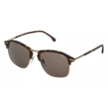 LOZZA MAN SL2292M-08FT Sonnenbrille Havana Tortoise Acetat Rechteckig 55mm