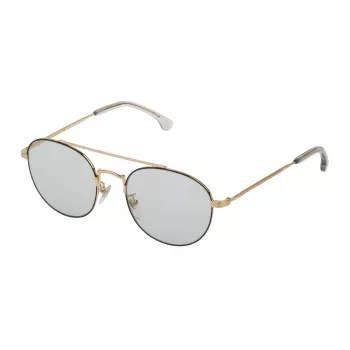 LOZZA MAN SL2313M53302G Sonnenbrille Braun Havana Rechteckig Vollrand 53/20/145 mm