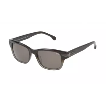 LOZZA MAN SL4074M520793 Sonnenbrille Schwarz Acetat Quadratisch 52/18/145 mm UV400