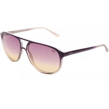 LOZZA SL1872 Unisex Sonnenbrille - Schwarzer Rahmen, Graue Gläser - 58/15/140 mm
