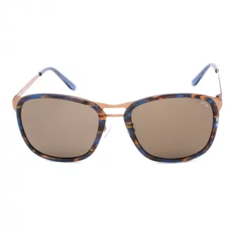 LOZZA SL2199 Unisex-Sonnenbrille - Rechteckiger Acetatrahmen UV400-Schutz - 57/20/135 mm