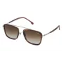 LOZZA SL2291M-579Y Herren Rechteckige Acetat-Sonnenbrille Havana 54mm