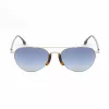 LOZZA SL2394-570579 Herren Rechteckige Acetat-Sonnenbrille, Graue Gläser, 57/15/140 mm