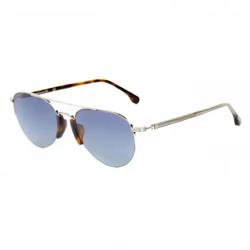 LOZZA SL2394-570579 Herren Rechteckige Acetat-Sonnenbrille, Graue Gläser, 57/15/140 mm