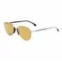 LOZZA SL2394-57300G Herren-Rechteck-Sonnenbrille, Havanna/Brauner Rahmen, grüne Gläser, 57/15/140 mm