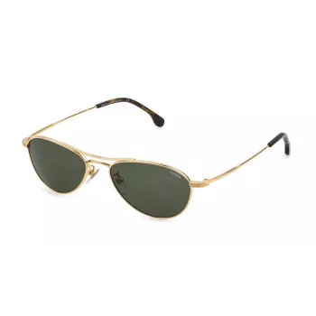 LOZZA SL2400-540300 Herren Rechteck-Sonnenbrille Havana Braun 54/20/145 mm UV400