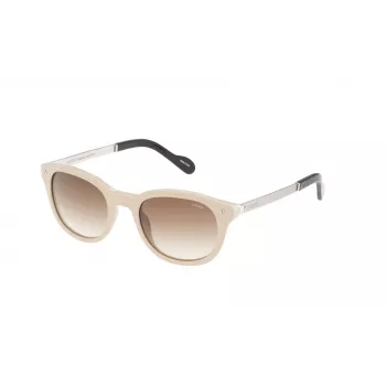 LOZZA SL4034M506YZM Unisex Sonnenbrille Havanna Acetatrahmen Braune Verlaufsgläser 50/21/145 mm