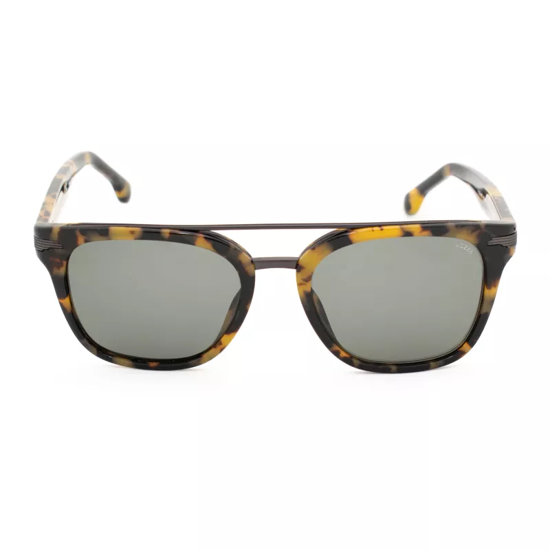 LOZZA SL4112M-0960 Herren-Sonnenbrille Havana Rechteckig Acetat Vollrand UV400