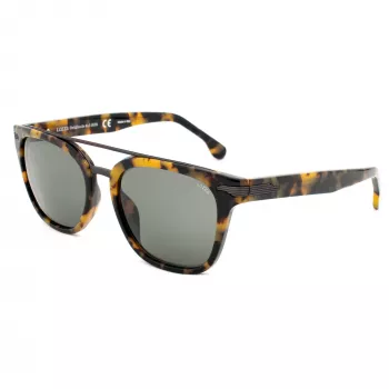 LOZZA SL4112M-0960 Herren-Sonnenbrille Havana Rechteckig Acetat Vollrand UV400