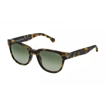 LOZZA SL4134M52960M Unisex Sonnenbrille Havanna Acetatrahmen Brauner Verlaufsglas 52mm