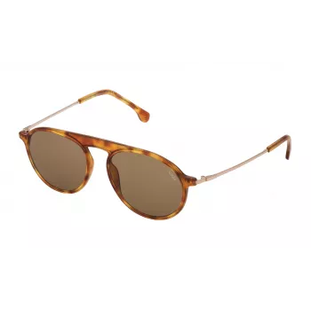 LOZZA SL4206M550711 Unisex Sonnenbrille Havana Rahmen Grüne Gläser 55/17/140 mm