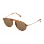 LOZZA SL4206M550711 Unisex Sonnenbrille Havana Rahmen Grüne Gläser 55/17/140 mm