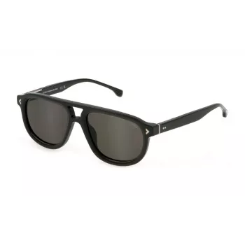 LOZZA SL4330-550D80 Unisex-Sonnenbrille - Havanna-Acetatrahmen, braune Gradient-Polycarbonatgläser, 55/18/145 mm