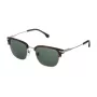 LOZZA Unisex Rechteckige Sonnenbrille SL2280M530579 - Havanna Brauner Acetatrahmen mit braunen Gradientengläsern