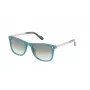 LOZZA Unisex Rechteckige Sonnenbrille SL4035M5306DK - Brauner Havana-Acetatrahmen mit braunen Gradienten-Polycarbonatgläsern, UV400-Schutz, 53 mm Glasbreite