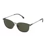 LOZZA Unisex Sonnenbrille SL2303M5508Y8 - Havana Acetatrahmen, braune Polycarbonat-Gläser, UV400-Schutz, 55/15/140 mm