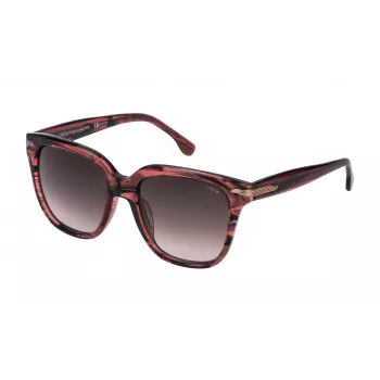 LOZZA Woman SL4131M5409G1 Sonnenbrille 54/19/140 mm Schwarzer Acetatrahmen Grau Verlaufsglas UV400