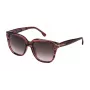 LOZZA Woman SL4131M5409G1 Sonnenbrille 54/19/140 mm Schwarzer Acetatrahmen Grau Verlaufsglas UV400