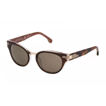 LOZZA Damen Sonnenbrille SL4075M500GB5 Cat Eye Havana Acetat Braun Verlauf UV400
