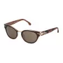 LOZZA Damen Sonnenbrille SL4075M500GB5 Cat Eye Havana Acetat Braun Verlauf UV400