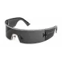 LOZZA Damen rechteckige Acetat-Sonnenbrille SL2372S990579 Schwarz/Grau UV400