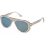 LOZZA Damen SL4255V56880X Sonnenbrille Havanna Acetatrahmen Braune Verlaufsgläser 56mm