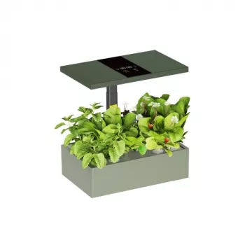 LUMI LEGEND CORPORATION HS085001 Smart Indoor Hydroponic Growing System, 12-Pod, Full Spectrum LED, Wi-Fi App Control, Weiß