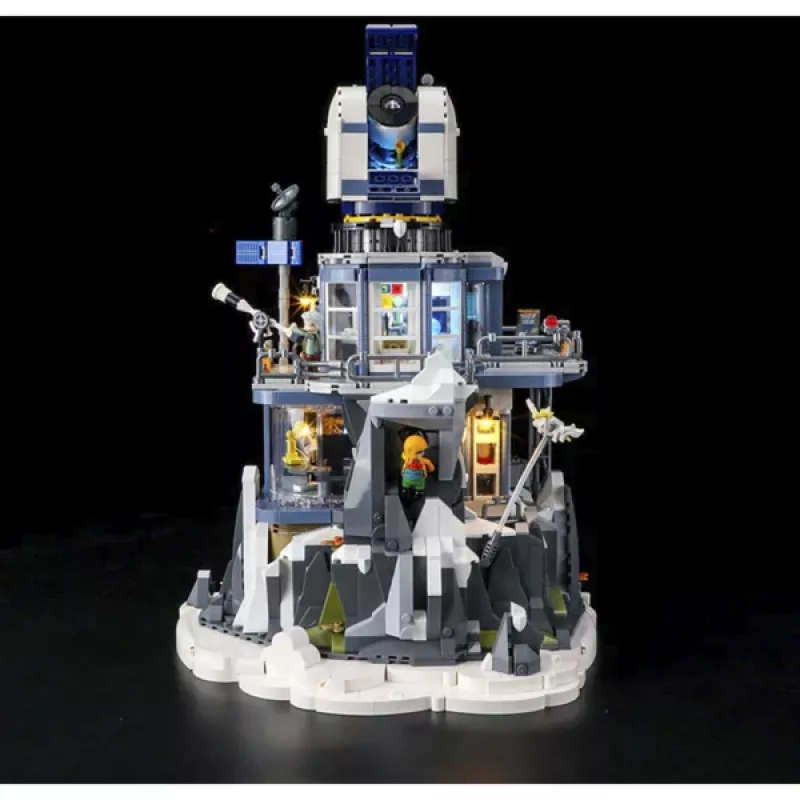 Lumibricks Alpine Observatory Light-Up Building Block Set (1180 Teile)