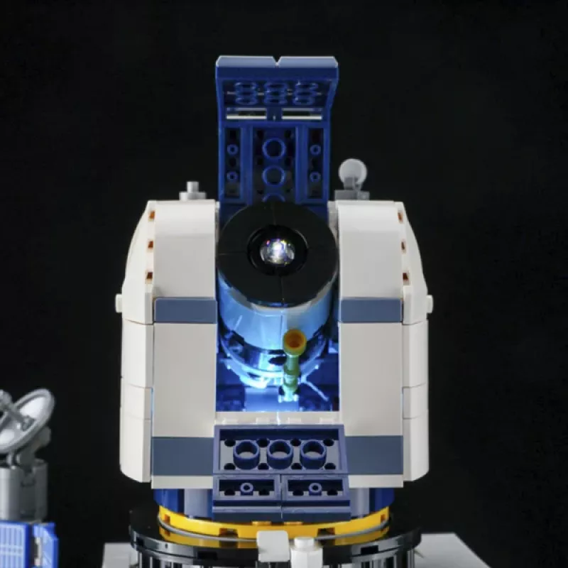 Lumibricks Alpine Observatory Light-Up Building Block Set (1180 Teile)
