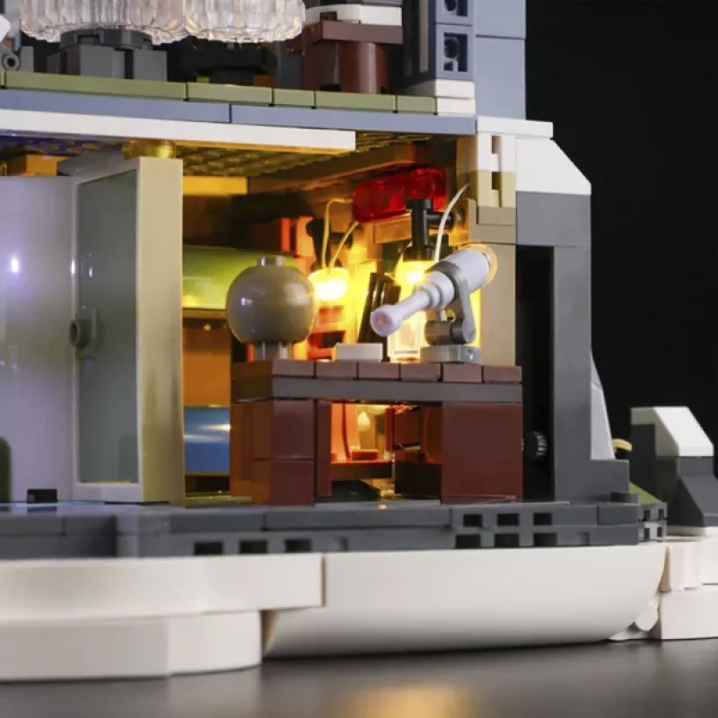 Lumibricks Alpine Observatory Light-Up Building Block Set (1180 Teile)