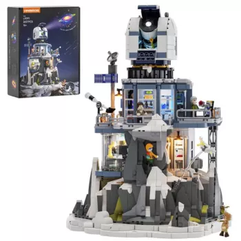 Lumibricks Alpine Observatory Light-Up Building Block Set (1180 Teile)