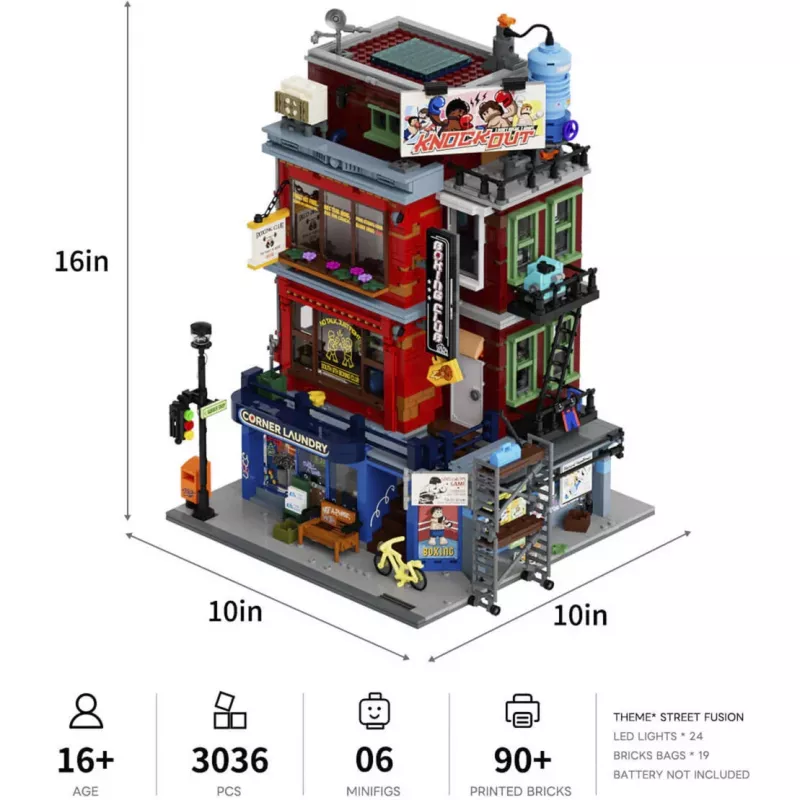 Lumibricks Boxclub LED-Beleuchtungsset für LEGO 10274 Haunted House