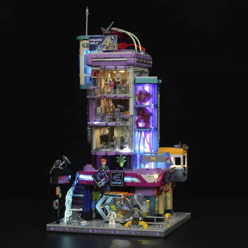 Lumibricks Cyberpunk Neoncity Cyber Couture Galleria LED-Beleuchtungsset