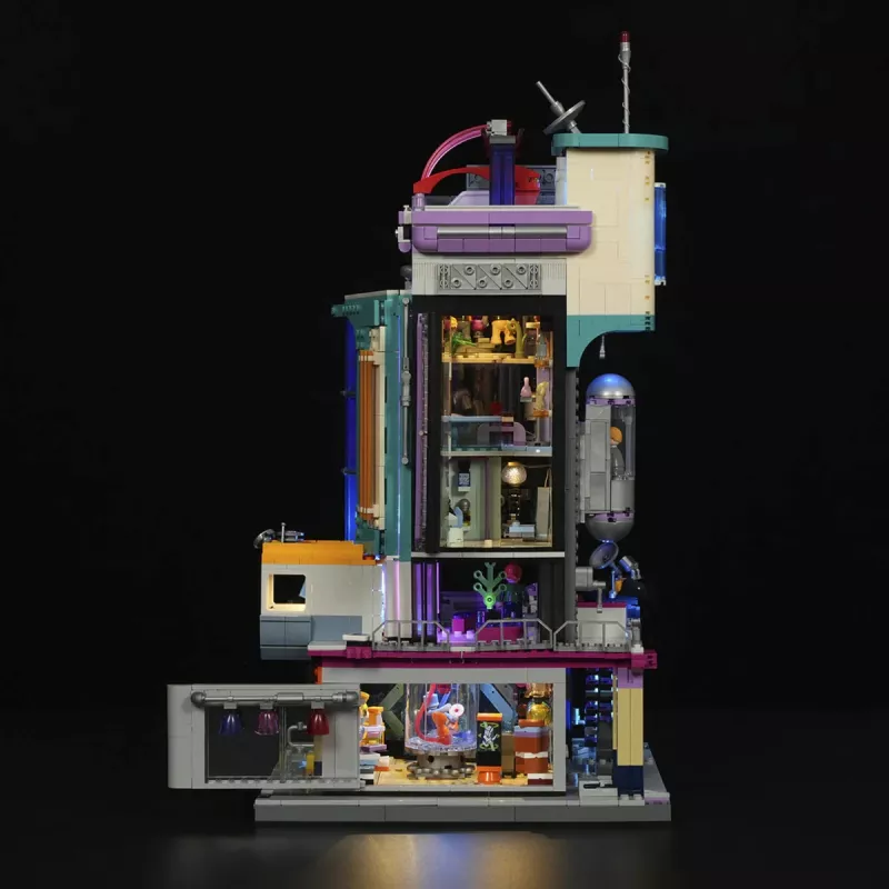 Lumibricks Cyberpunk Neoncity Cyber Couture Galleria LED-Beleuchtungsset