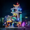 LUMIBRICKS Funwhole Medieval Watchtower Building Blocks Set mit LED-Beleuchtung (1368 Teile)