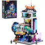 LUMIBRICKS Funwhole Medieval Watchtower Building Blocks Set mit LED-Beleuchtung (1368 Teile)