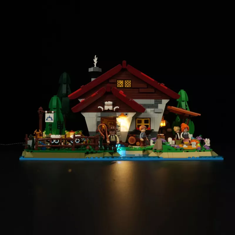 Lumibricks LED-Beleuchtungsset für LEGO Ideas A-Frame Cabin (Set 21338) - Schäferhütte