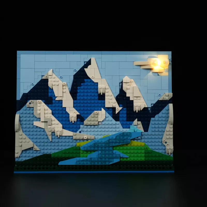 Lumibricks LED-Beleuchtungsset für LEGO Ideas A-Frame Cabin (Set 21338) - Schäferhütte