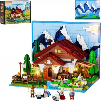 Lumibricks LED-Beleuchtungsset für LEGO Ideas A-Frame Cabin (Set 21338) - Schäferhütte