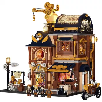 Lumibricks Steampunk Memory Shop DIY Miniatur-Puppenhaus-Bausatz