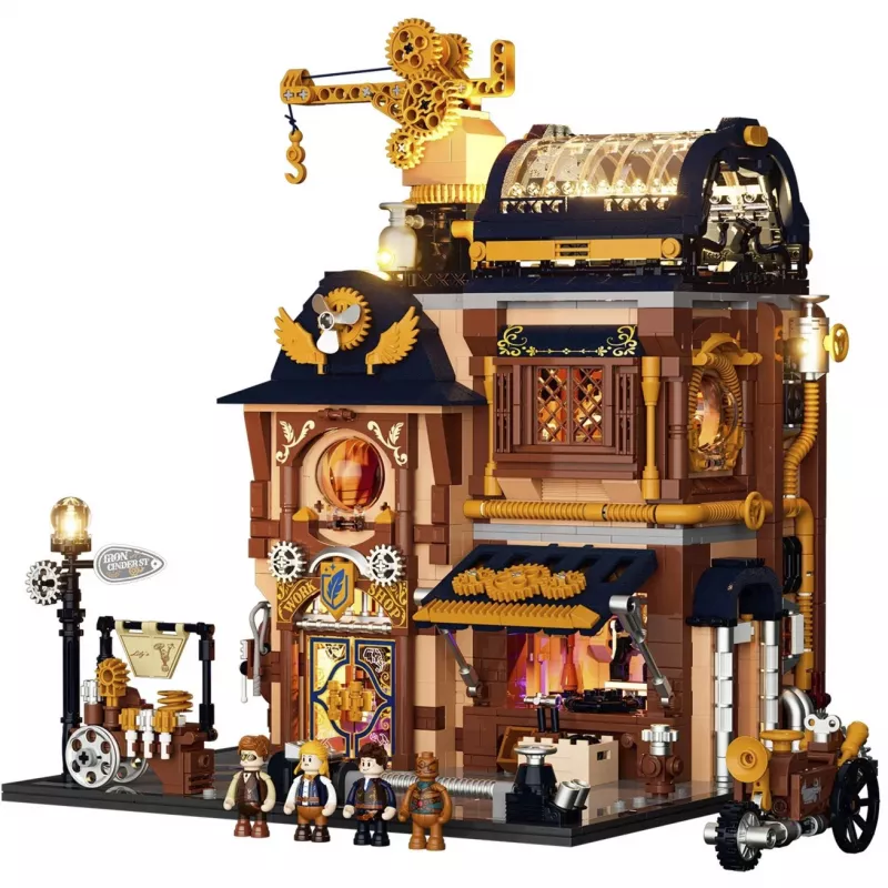 Lumibricks Steampunk Memory Shop DIY Miniatur-Puppenhaus-Bausatz
