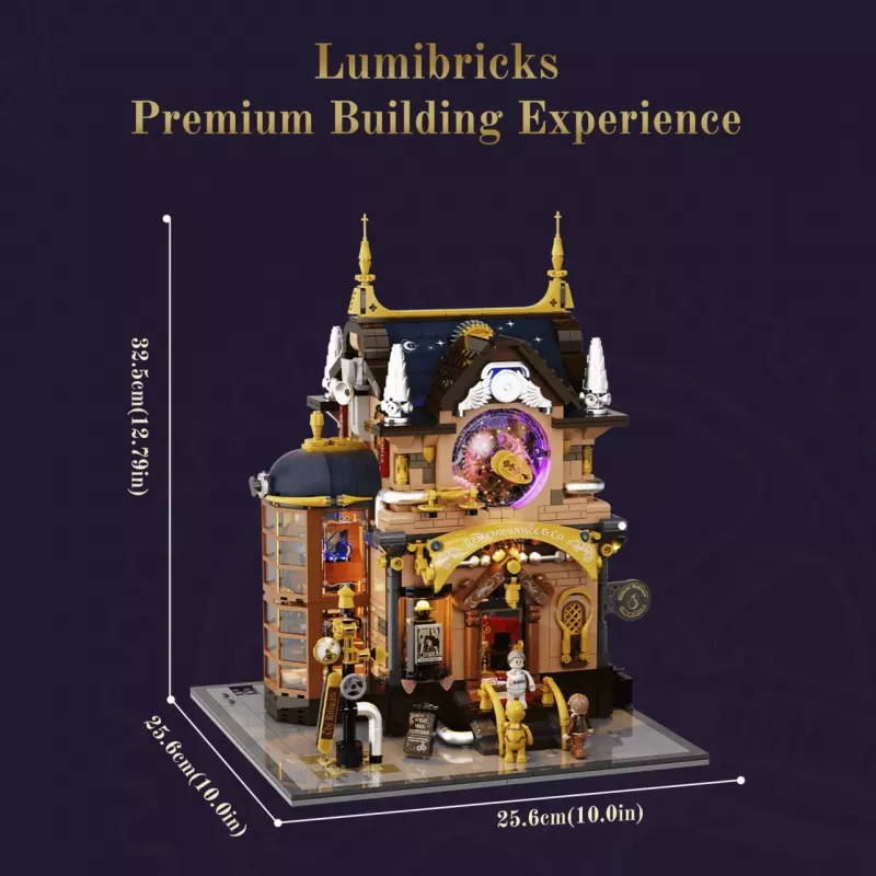 Lumibricks Steampunk Memory Shop DIY Miniatur-Puppenhaus-Bausatz