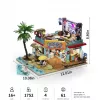 Lumibricks Surfshop Light-Up Building Blocks Set