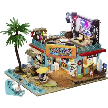 Lumibricks Surfshop Light-Up Building Blocks Set