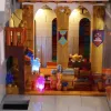 Lumibricks Schatzkammer des Königsschlosses Bausteine-Set mit LED-Leuchten (985 Teile)